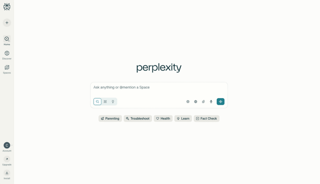 Ask Anything as the core of Perplexity