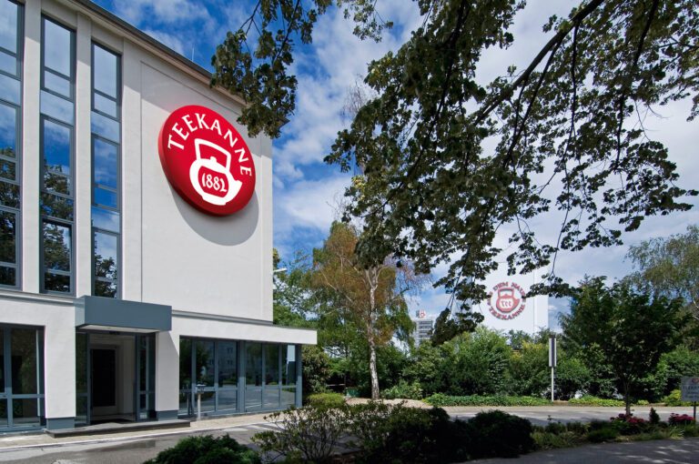 Teekanne Haupteingang in Duesseldorf