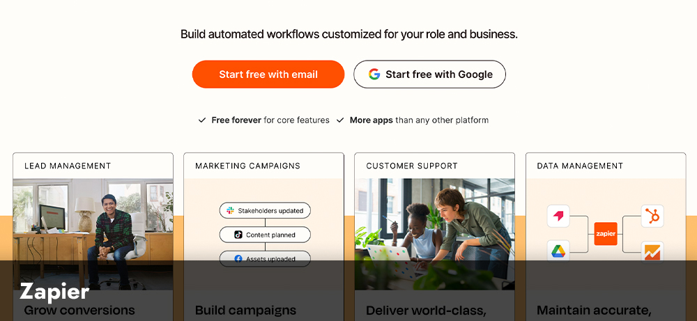 Zapier - Automatisierte Workflows für effizientes Marketingmanagement